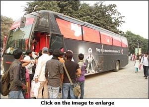 Ride the 3G bus with Vodafone
