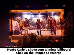 Monte Carlo creates showroom window on billboard