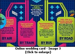 Innovative wedding card creates buzz