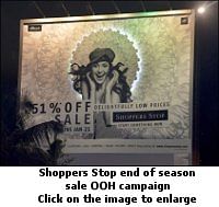 Shoppers Stop paints the town black & white