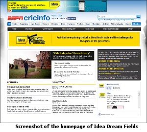 ESPNcricinfo, Idea tie up to launch Dream Fields