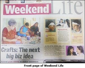 The Hindu Business Line launches a supplement titled Weekend Life