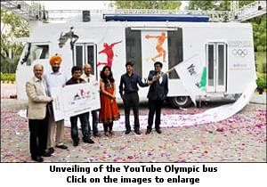 YouTube Bus: Olympics on the go
