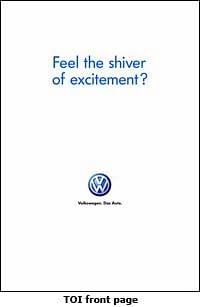 Volkswagen creates tremor in print