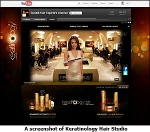 Sunsilk gives salon experience, online