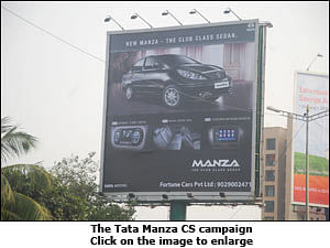Percept frames the Tata Manza