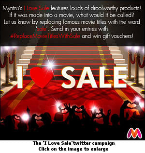 Myntra generates love for sale on Twitter