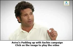 Aviva pads up with Sachin to teach cricket on digital