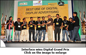 Goafest 2013: Interface wins Digital Grand Prix