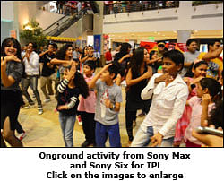 Sony takes IPL dance party outdoor