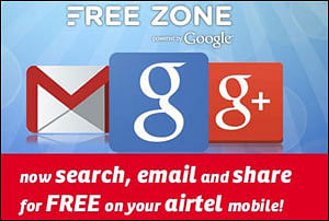 Google, Airtel jointly launch FreeZone in India