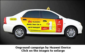 Huawei and Airtel offer free Wi-Fi on Easy Cab