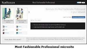 Van Heusen scouts for 'Fashionable Professionals' through LinkedIn