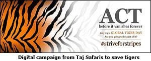 Taj Safaris initiates a campaign to save tigers