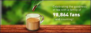 Red Label celebrates one lakh for tea on Facebook