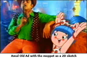 Amul girl gets a new dimension