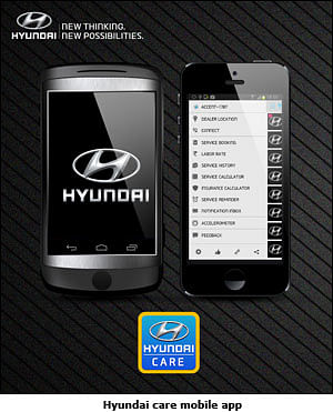 Hyundai launches service app on mobile