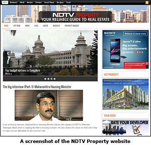 NDTV launches property information portal