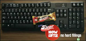 Cadbury 5 Star's soft touch