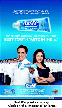 Oral B's dig at yesterday's toothpastes