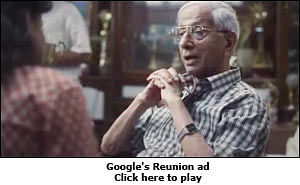 Google's Reunion ad nominated in New York Festival