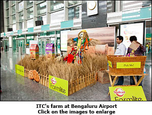 ITC 'conveys' health message at Bengaluru Airport