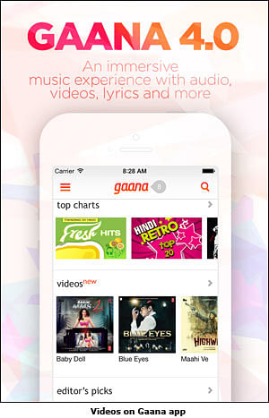 Gaana launches music videos on mobile