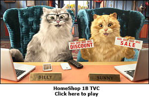 HomeShop18: Cats as brand custodians