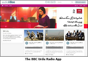 BBC Urdu radio now available on mobile