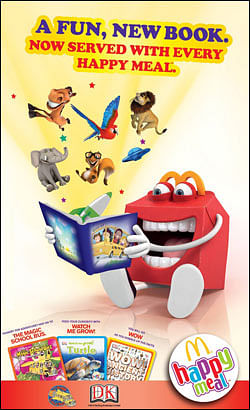 McDonald's Happy Meal comes with Books now