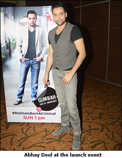 Channel V to launch Gumrah Season 4, with Abhay Deol