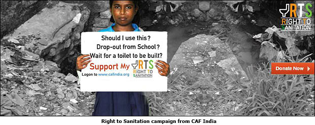 CAF India Launches Right to Sanitation