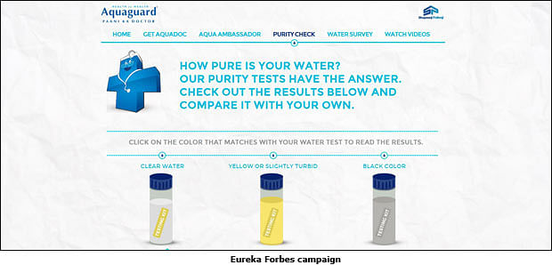 Eureka Forbes Gives out Free Water Test Kits