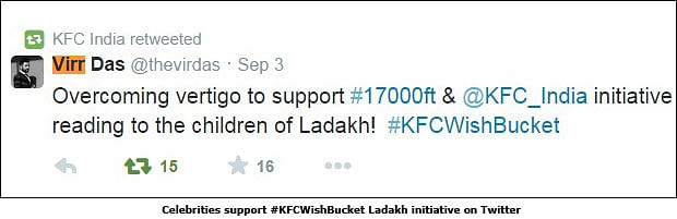 KFC: Turning clicks into bricks at Ladakh