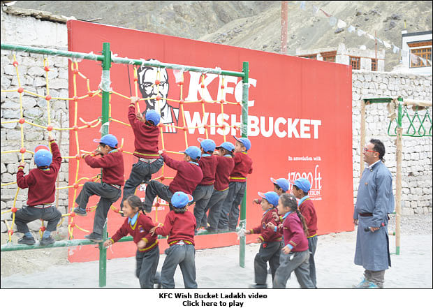 KFC: Turning clicks into bricks at Ladakh