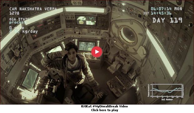 Kit Kat Takes Diwali Break In Space