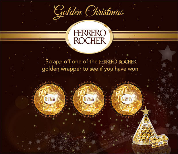 Ferrero Rocher Awaits a Golden Christmas