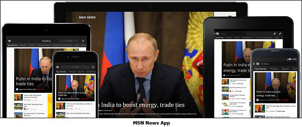 MSN launches Mobile Apps across platforms