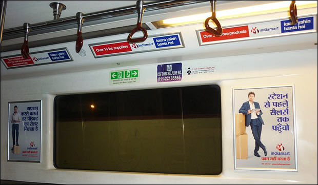 IndiaMART boards the Delhi Metro