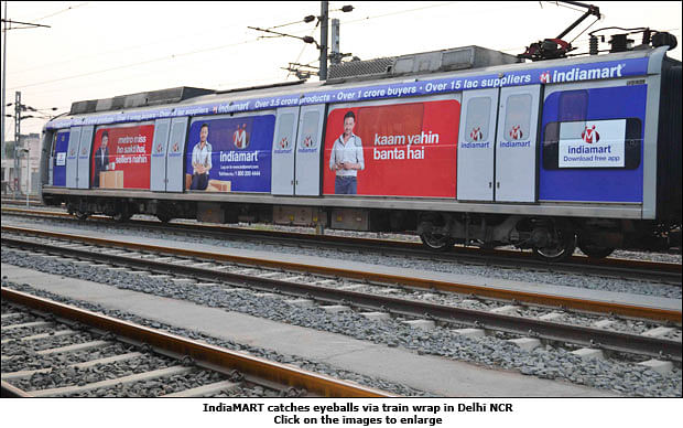 IndiaMART boards the Delhi Metro