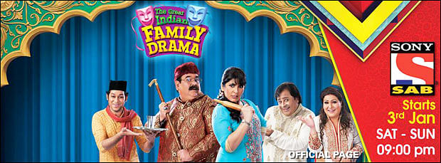 Sab TV launches 'The Great Indian Family Drama' as only weekend property