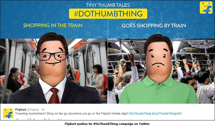 "Do ThumbThing!," says Flipkart