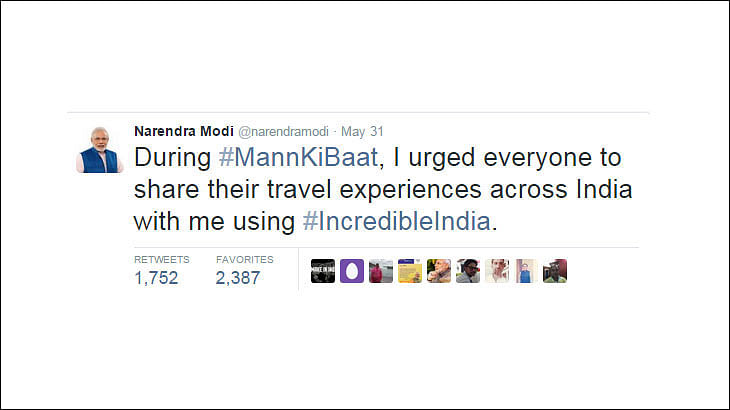 PM gives 'Incredible India' a Twitter boost