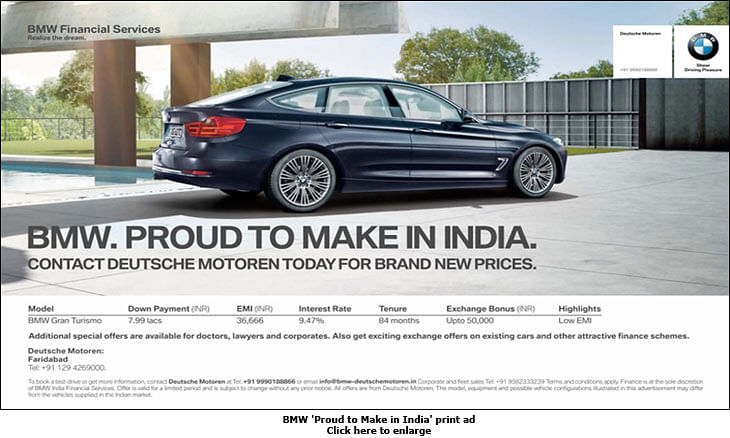 "Media in India is really expensive": BMW