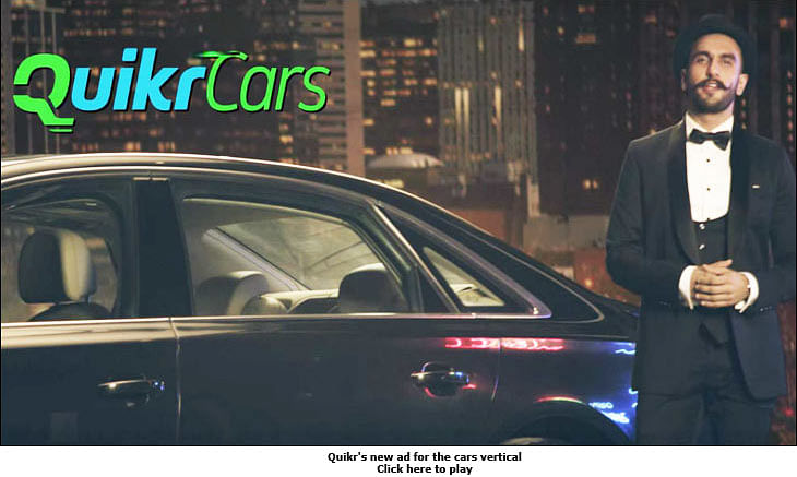 afaqs! Creative Showcase: Quikr Cars: Ranveer Singh makes a statement