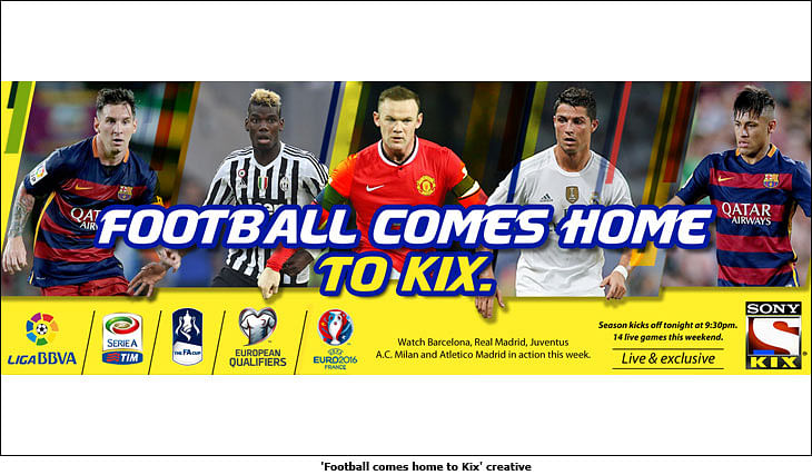 Sony Kix reaches out to football lovers