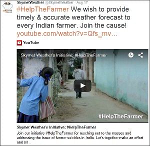 Skymet Weather makes history with #HelpTheFarmer initiative