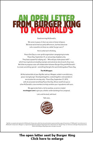 Viral Now: When Burger King sent McDonald's a friend request