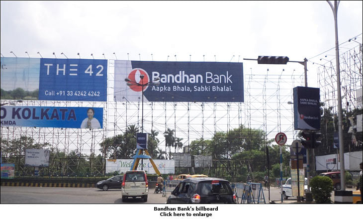Kolkata dons a blue hue for Bandhan Bank