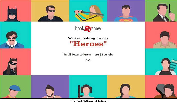 BookMyShow is hiring in style
